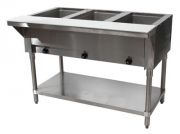 Advance Tabco SW-3E-120/240 3 Sealed Well Electric Hot Food Table